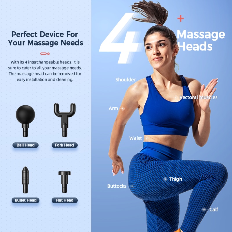 MUKASI Portable Massage Gun for Deep Muscle Relaxation