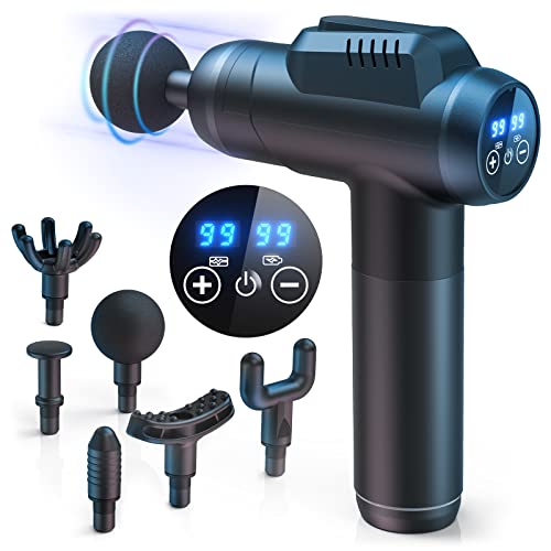 Powerful Handheld Massager with 6 Heads