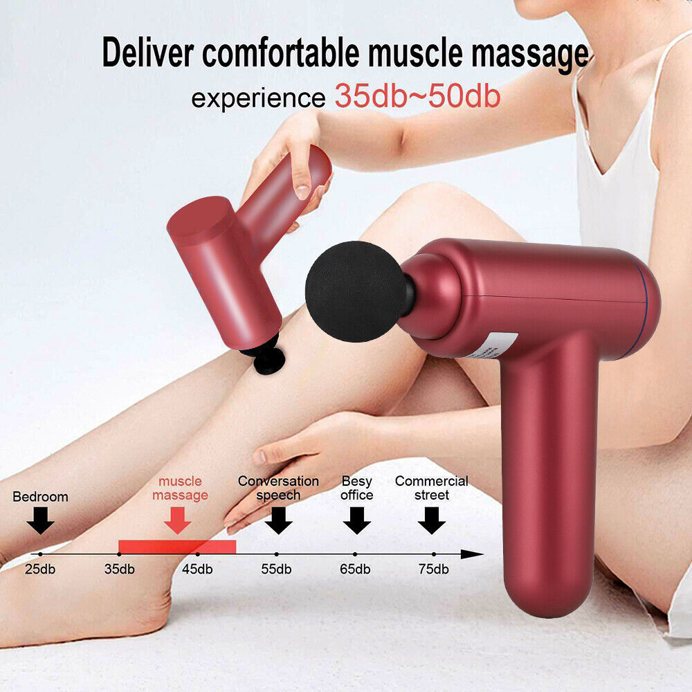 6 Speed Massage Gun Percussion Massager Deep Tissue Muscle Vibrating Relax