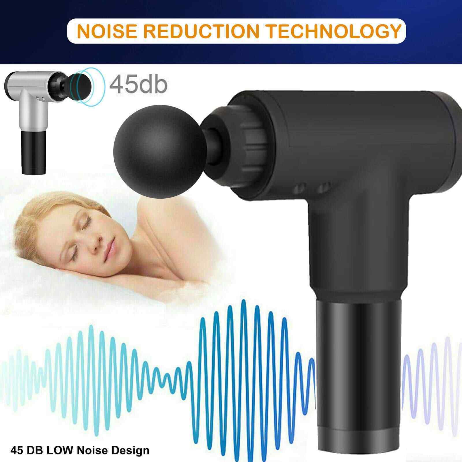 Massage Gun Deep Percussion Massager Muscle Vibration Relaxing Therapy Tissue UK