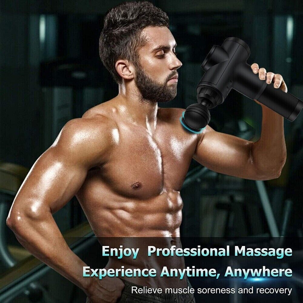 Massage Gun Deep Percussion Massager Muscle Vibration Tissue Relaxing Therapy