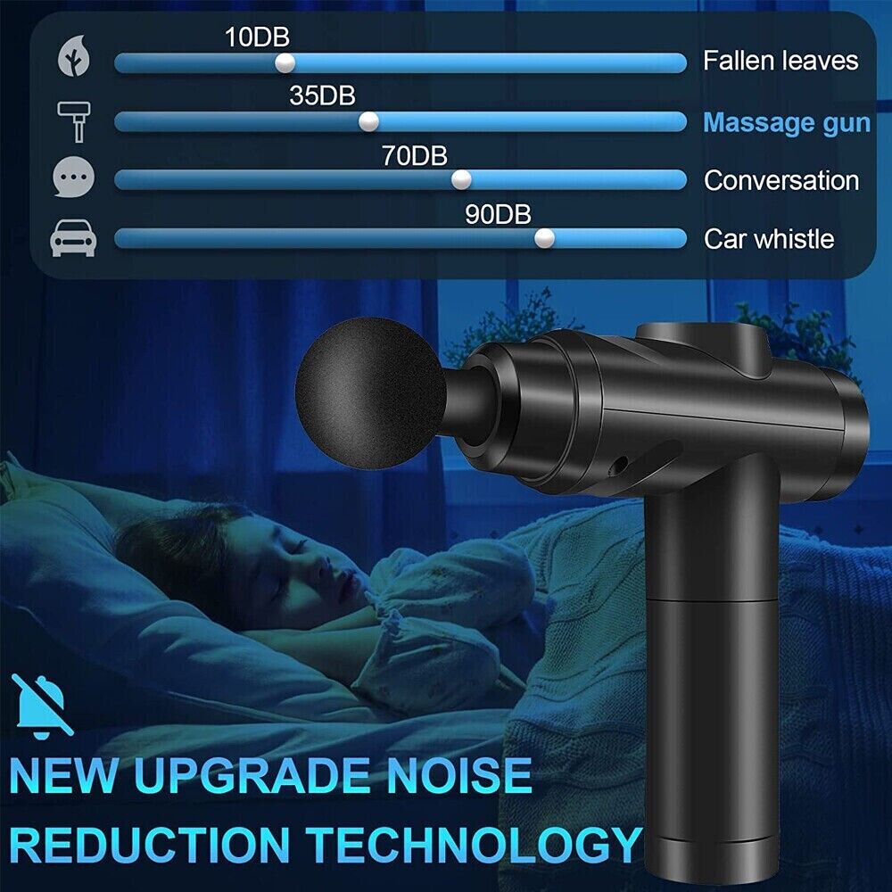 Massage Gun Deep Percussion Massager Muscle Vibration Tissue Relaxing Therapy