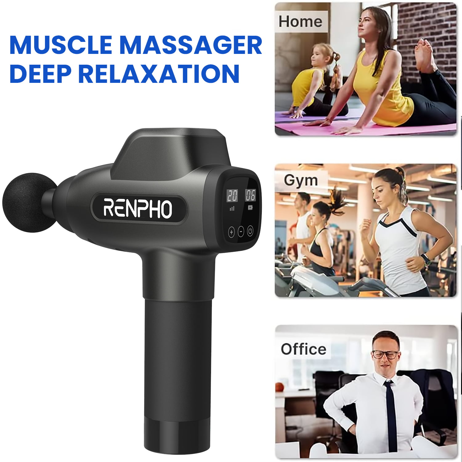Renpho Muscle Massage Gun for Athletes Pain Relief