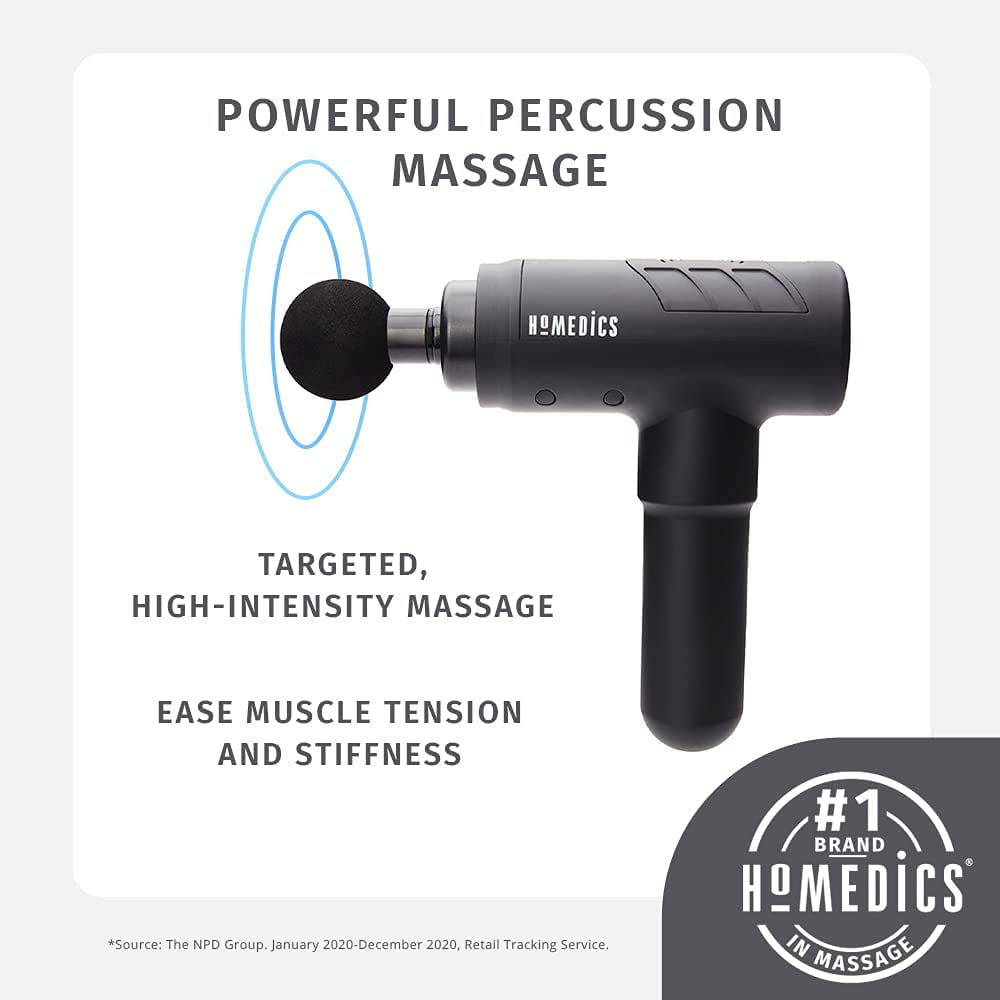 Cordless Deep-Tissue Massage Gun by HoMedics