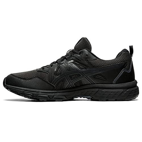 ASICS Men's Gel-Venture 8 Running Shoes, 10.5, Black/Black