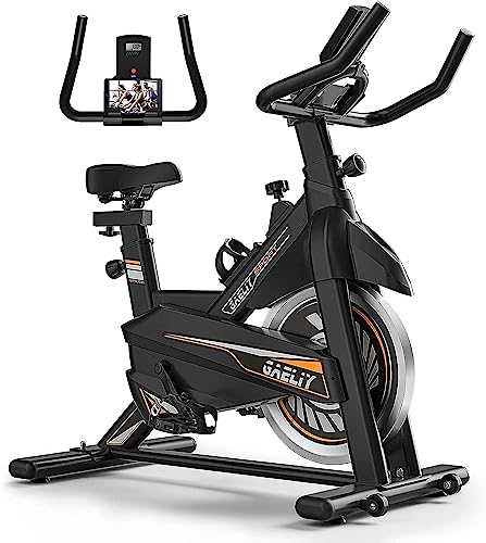 Comfortable Stationary Exercise Bike with LCD Monitor