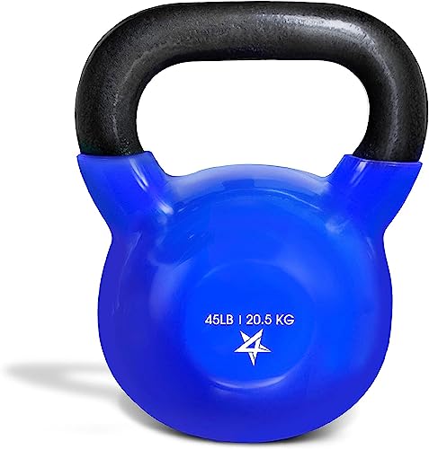 45 lbs Blue Kettlebell for Full Body Workout