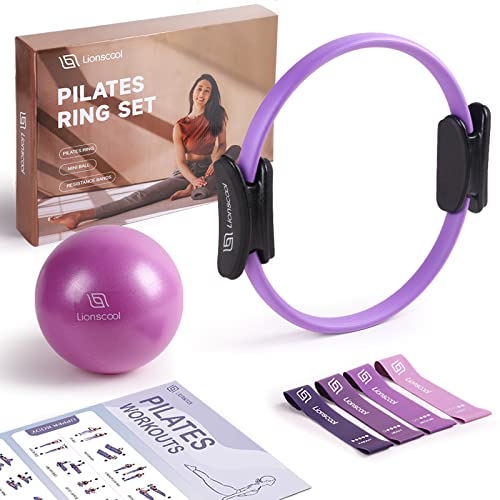 LIONSCOOL Pilates Ring Set (Purple)