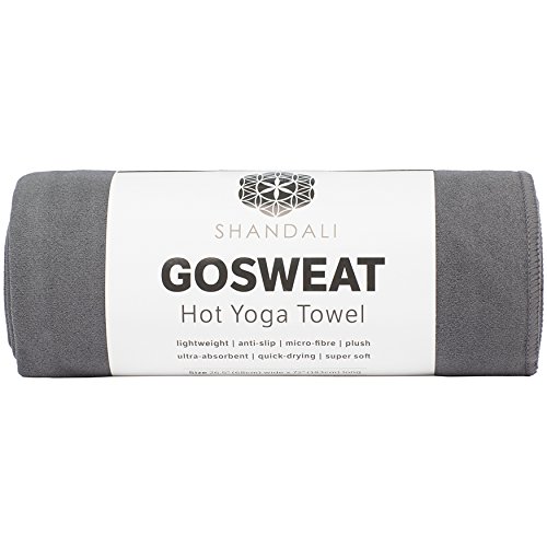 Suede Yoga Towel for Fitness & Pilates - Gray