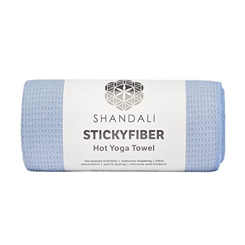 Silicone-Backed Yoga Towel for Hot Yoga