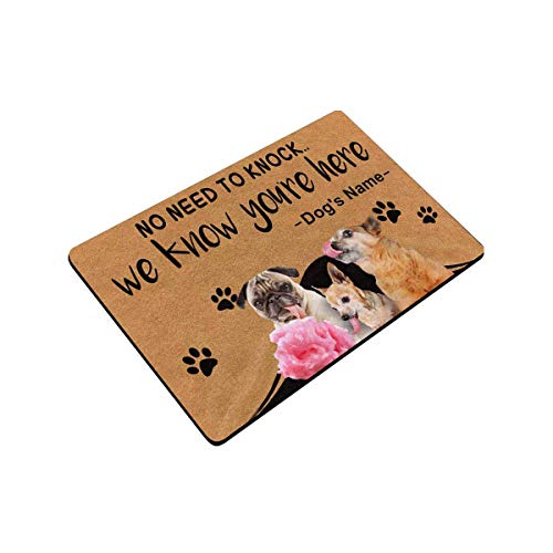 MyPupSocks Custom Pet Doormat with Personalized Photo