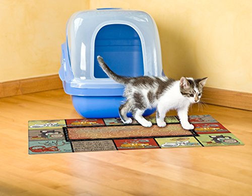 Custom Cat Litter Mat - Personalized for Kitty Chaos