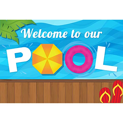 Blue Personalized Pet Entry Doormat with Non Slip Rubber