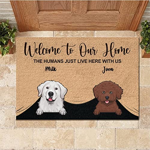 Personalized Dog Lover's Indoor/Outdoor Welcome Mat