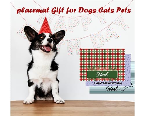 Custom Dog Food Mats - Personalized Non-Slip Pet Placemats