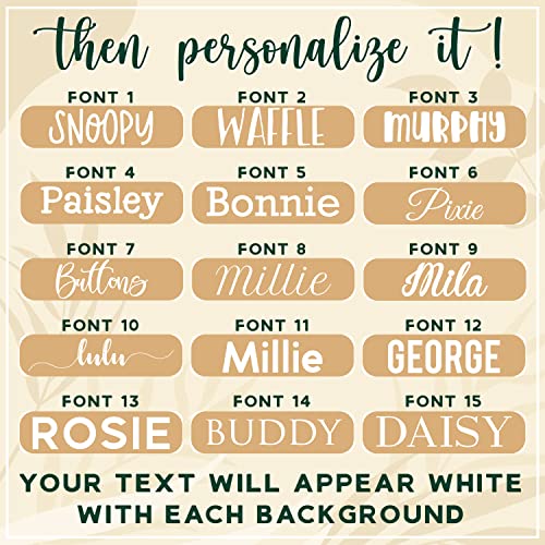 Personalized Dog Food Mat with Custom Designs & Fonts