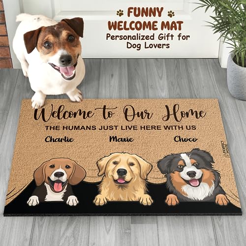 Personalized Dog Lover's Indoor/Outdoor Welcome Mat