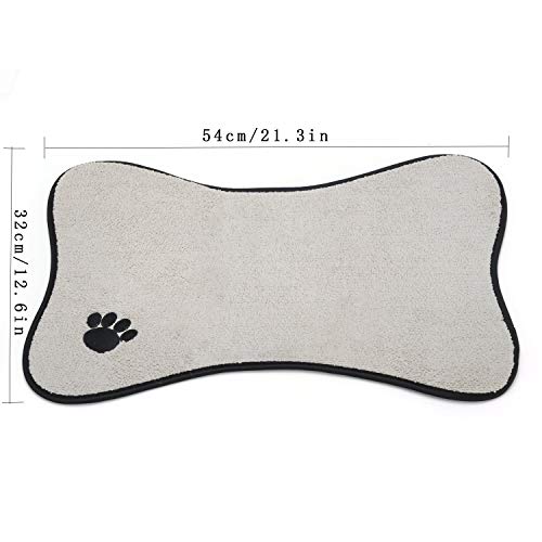 Personalized Pet Feeding Mats with Non-Slip Backing