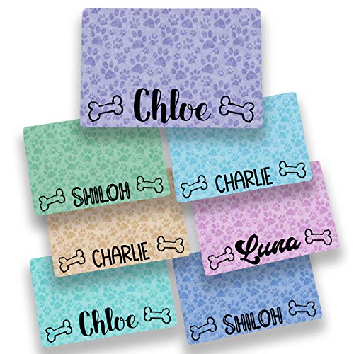 Custom Dog Bowl Mat - Personalized Pet Placemat