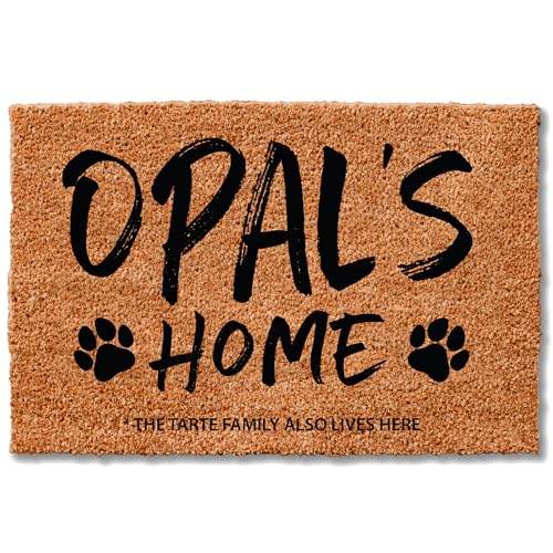 Personalized Pet Welcome Mat | Custom Family Doormat