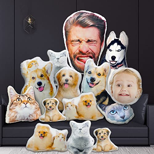 Personalized 16" Pet Shaped Pillow with Custom Photo
