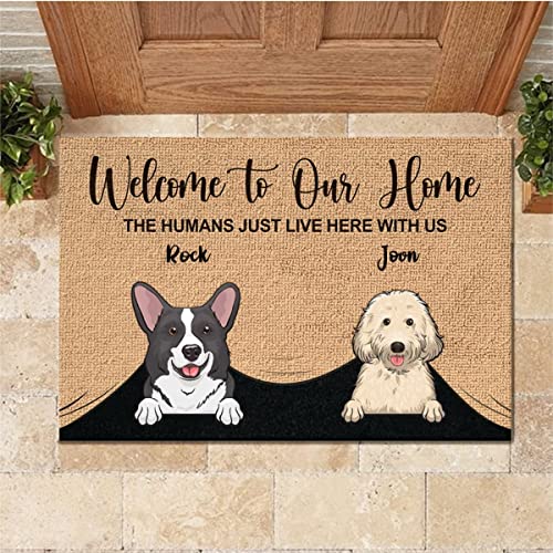 Personalized Dog Lover's Indoor/Outdoor Welcome Mat