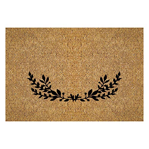 Personalized Initial and Name Brown Doormat - 18x27