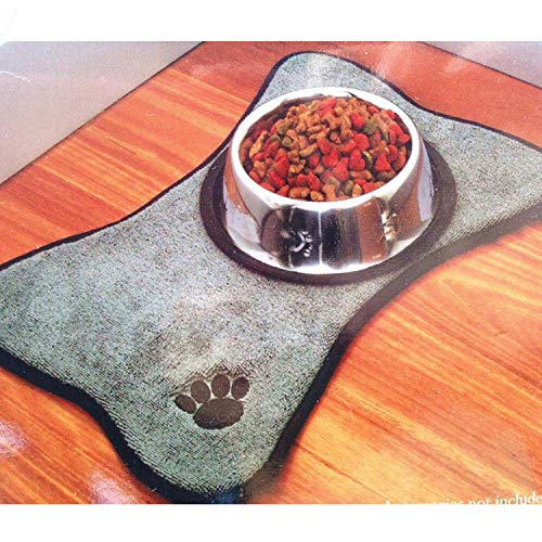 Personalized Pet Feeding Mats with Non-Slip Backing