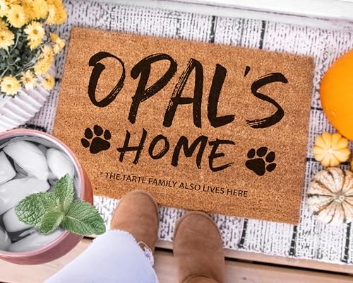 Personalized Pet Welcome Mat | Custom Family Doormat