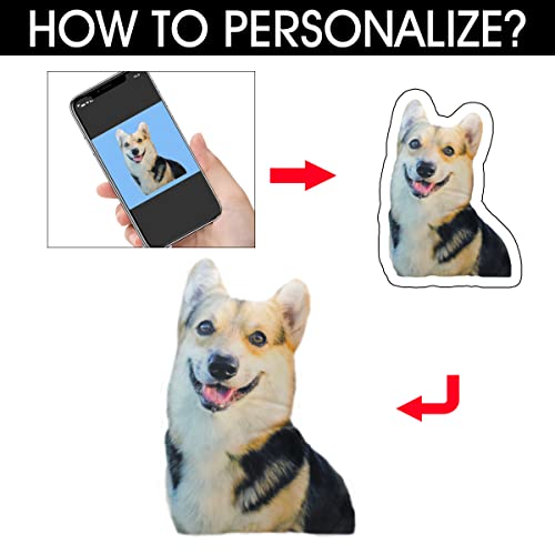 Personalized 16" Pet Shaped Pillow with Custom Photo