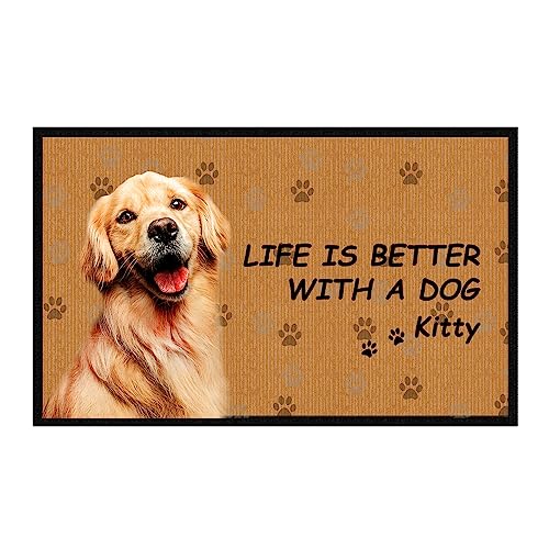 Personalized Pet Photo Door Mats Custom Printed Dog Rug