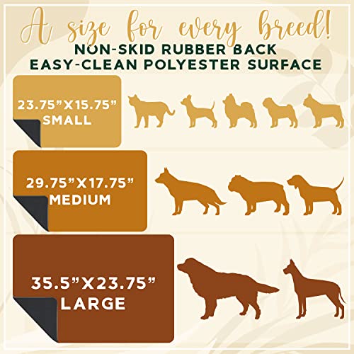 Personalized Dog Food Mat with Custom Designs & Fonts