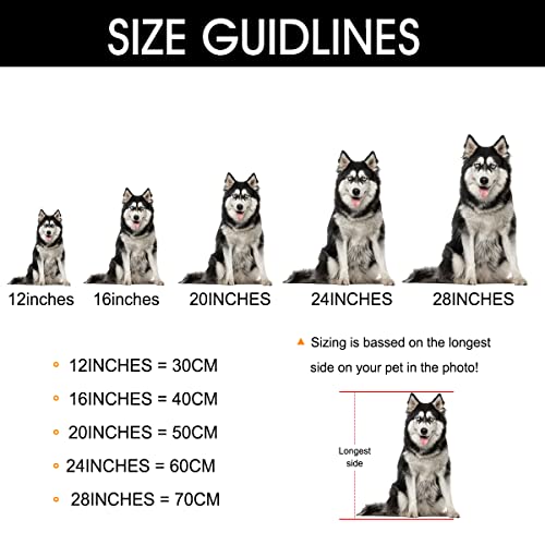 Personalized 16" Pet Shaped Pillow with Custom Photo