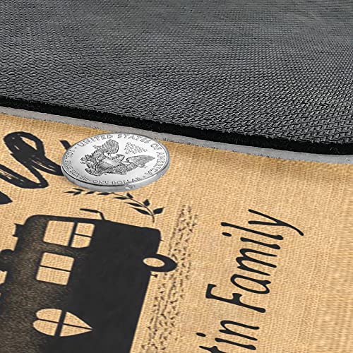 Personalized Rustic Pet Doormat with Custom Name