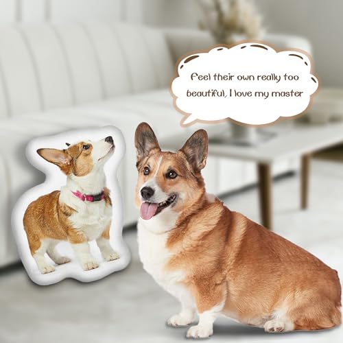 Personalized Pet Pillow with Your Pet's Photo (12")