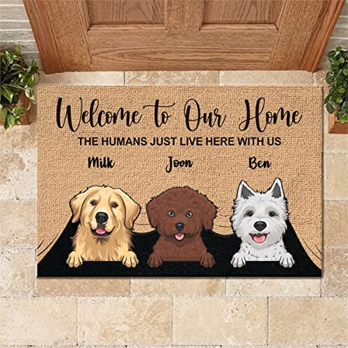 Personalized Dog Lover's Indoor/Outdoor Welcome Mat