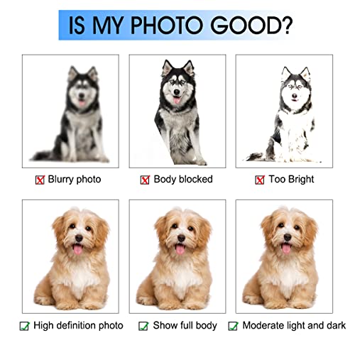 Personalized 16" Pet Shaped Pillow with Custom Photo