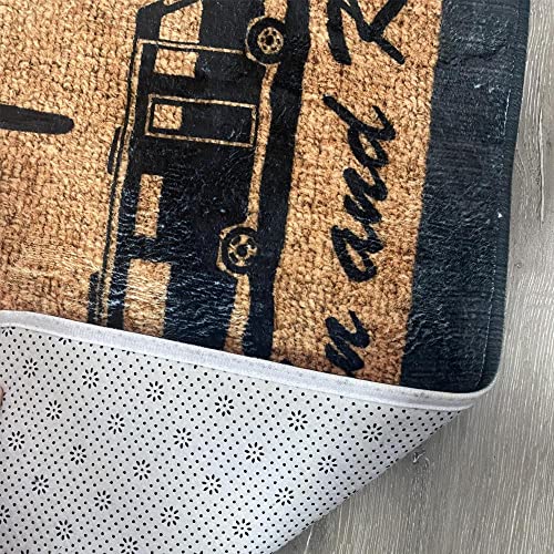 Custom Footprint Family & Pet Name Doormat - Bless This Home