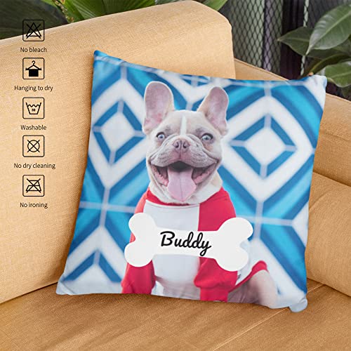 Personalized Pet Photo Pillowcase - Valentines Anniversary Gift