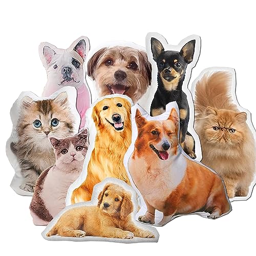 Custom Pet Pillow 3D Shaped with Pet Photo