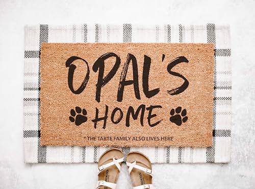 Personalized Pet Welcome Mat | Custom Family Doormat