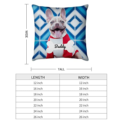 Personalized Pet Photo Pillowcase - Valentines Anniversary Gift