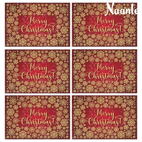 Personalized Non-Slip Custom Pet Food Placemats - Set of 6