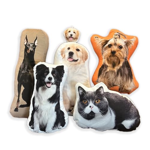 Personalized Custom Dog Pillow with Photo, Custom Shaped
