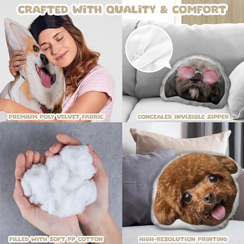 Personalized Pet Photo Pillow for Home Decor