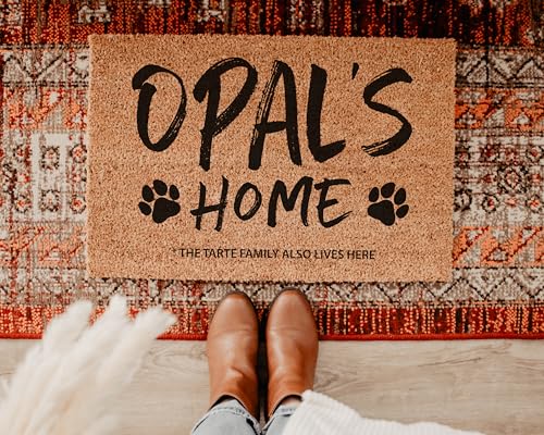 Personalized Pet Welcome Mat | Custom Family Doormat
