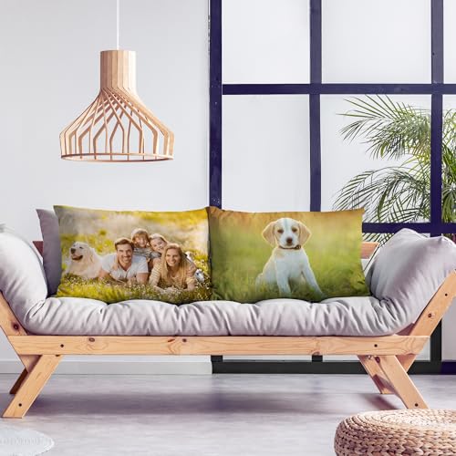 Personalized Double Sided Pet Picture Pillow - (16"x24")
