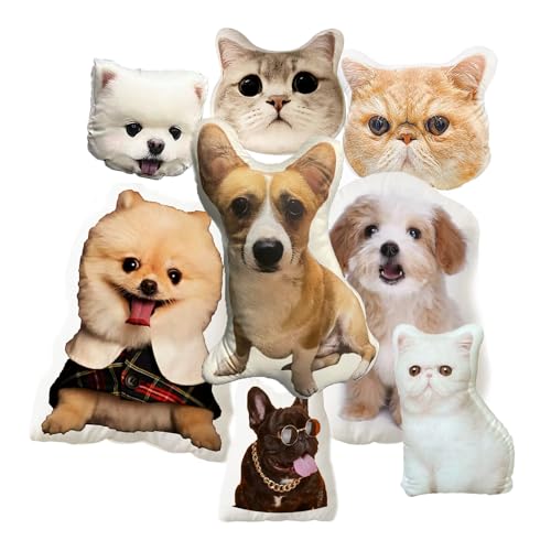 LUSHADD Custom Pet Pillow with Duplex Printing (8 inch)