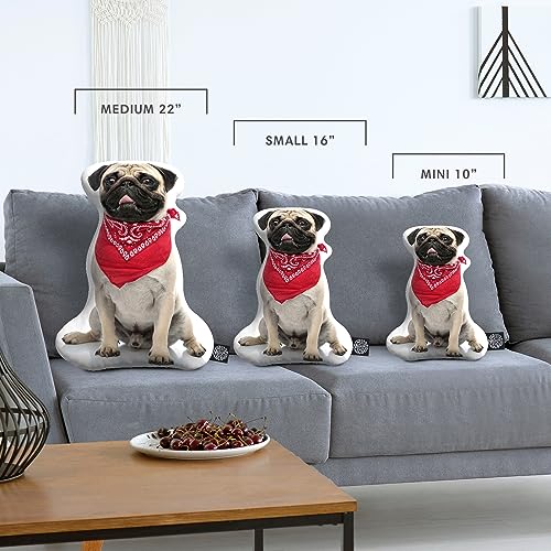 Personalized Custom 3D Dog Throw Pillow - Made in USA