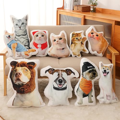 Custom Pet Photo Pillow - 3D Printed Personalized